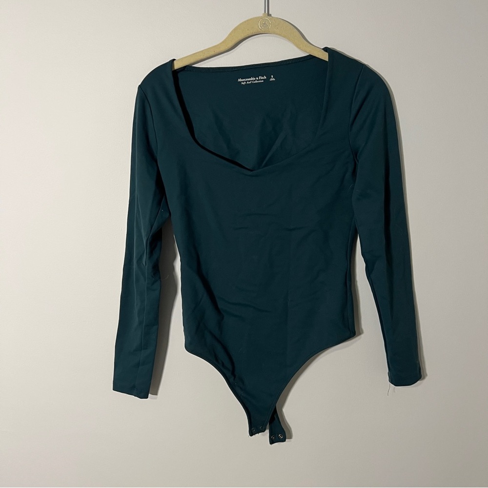 Green Abercrombie bodysuit
